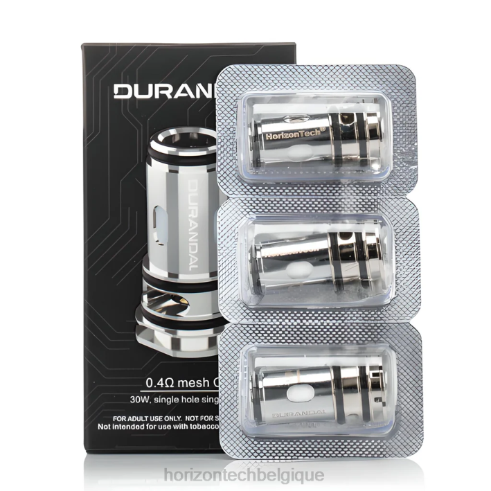 HorizonTech Durandal bobines (paquet de 3) 0,4 ohm (paquet de 3) 66D215 | Horizon Tech Vape Coils