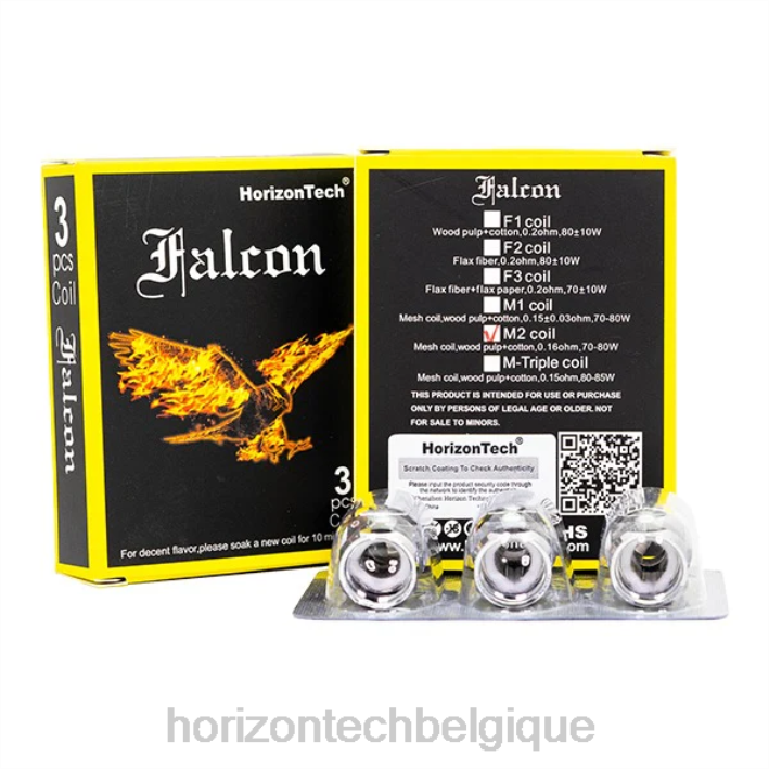 HorizonTech Falcon bobines (paquet de 3) bobine de maille m2 0,16 ohm 66D2164 | Horizon Tech Company