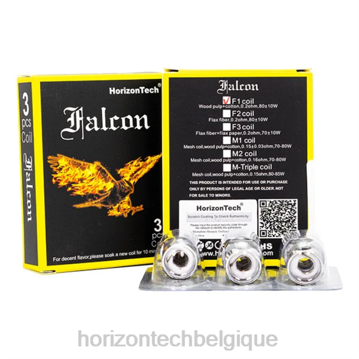 HorizonTech Falcon bobines (paquet de 3) bobine f1 0,2 ohm 66D27 | Horizontech Vape