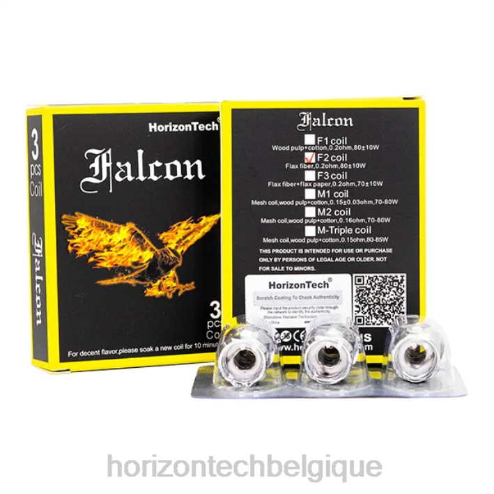 HorizonTech Falcon bobines (paquet de 3) bobine f2 0,2 ​​ohm 66D2160 | Horizon Tech Vape
