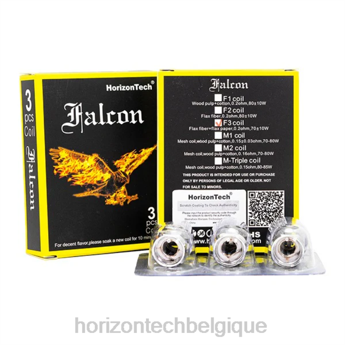 HorizonTech Falcon bobines (paquet de 3) bobine f3 0,2 ohm 66D2161 | Horizontech Belgique