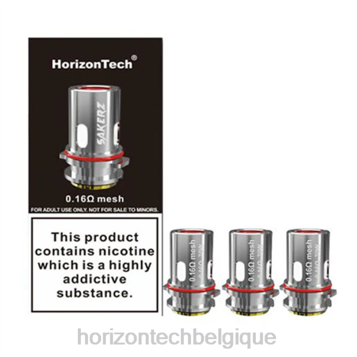 HorizonTech Sakerz bobines (paquet de 3) maille 0,16 ohm (paquet de 3) 66D2158 | Horizontech Vape Kit