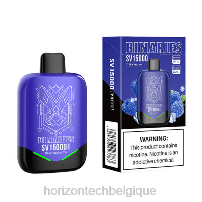 HorizonTech Binaries Cabin SV jetable glace bleue 66D287 | Horizontech Vape