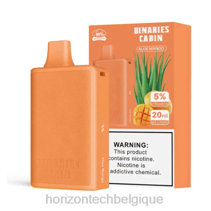 HorizonTech Binaries Cabin jetable 20ml aloès mangue 66D275 | Horizon Tech Vape Coils