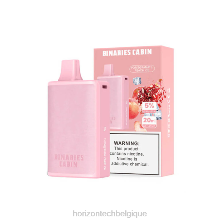 HorizonTech Binaries Cabin jetable 20ml glace à la pêche et à la grenade 66D285 | Horizon Tech Vape Coils