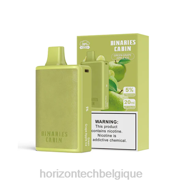 glace pomme raisin vert