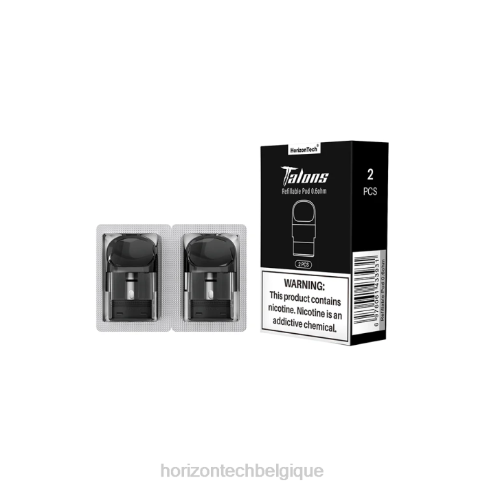 HorizonTech Talons dosettes de remplacement 0,6 ohm 66D219 | Horizontech Disposable Vape